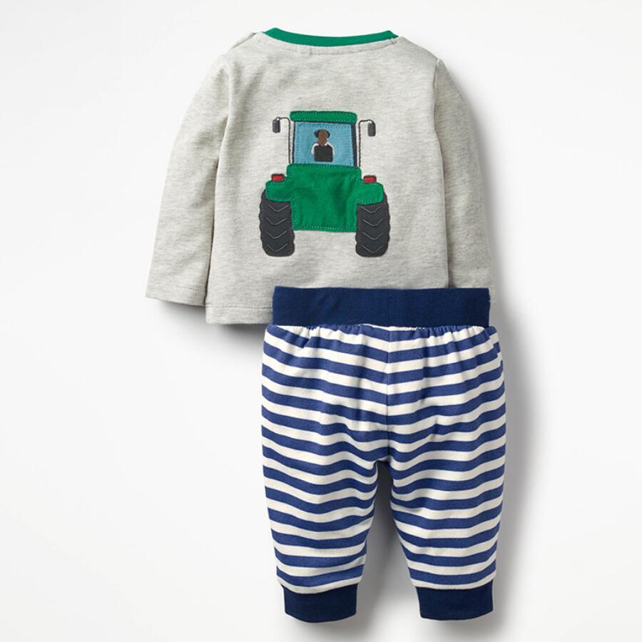 

Костюм 2 в 1 для мальчика Трактор Little Maven (128 см) Серый (48783)