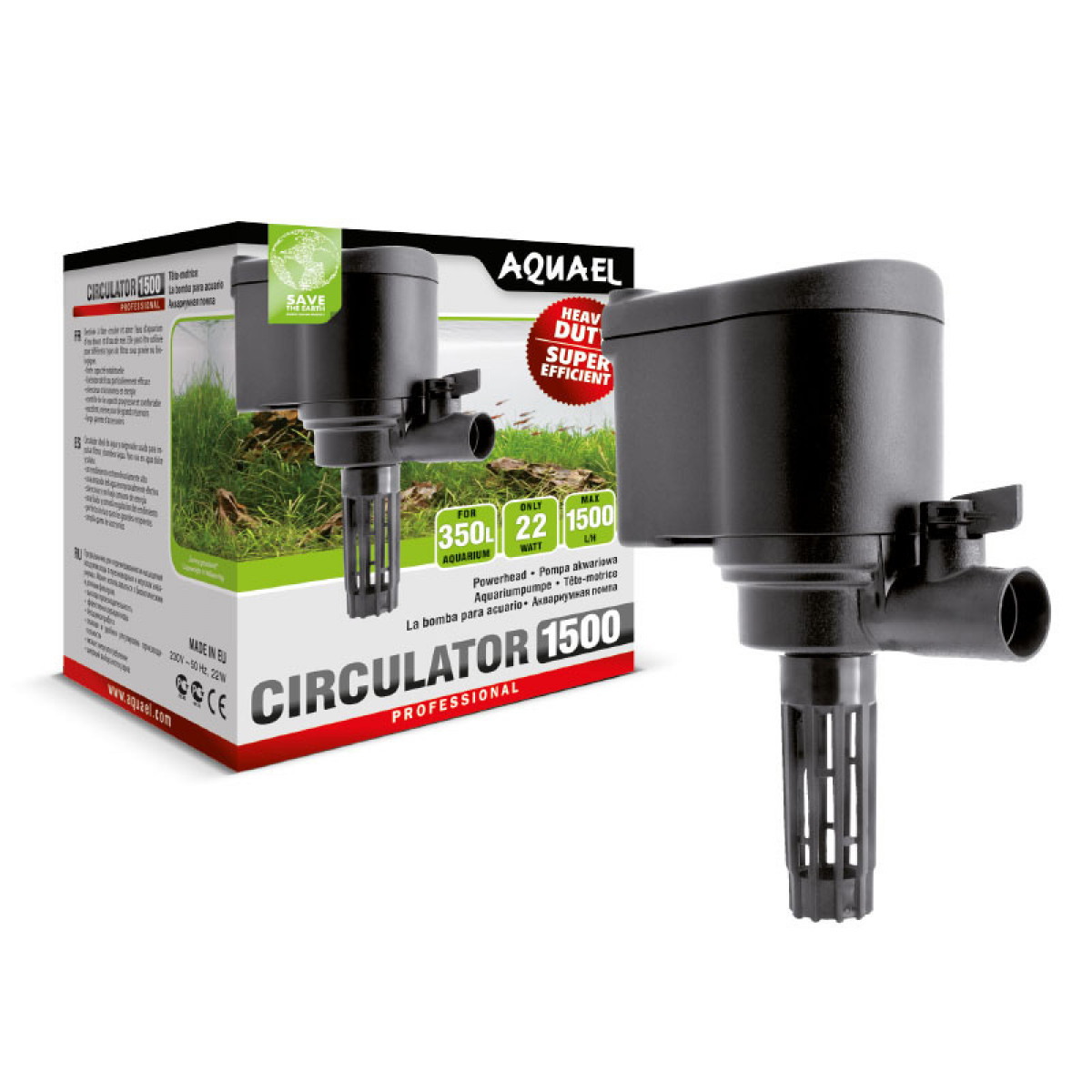 

Помпа для аквариума CIRCULATOR 1500 AQUAEL 22 Вт Aquael BGL-AE-102