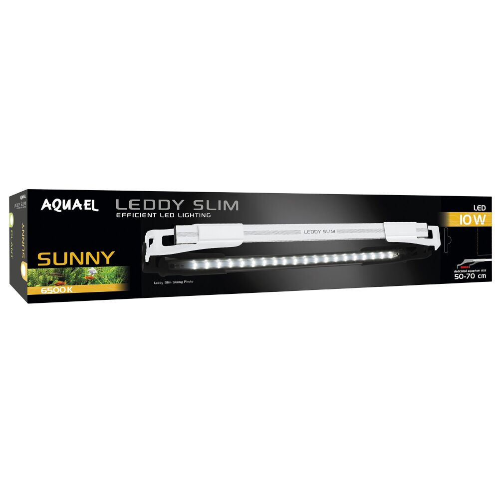 

Светодиодный светильник для аквариума LEDDY SLIM SUNNY AQUAEL 10W - 50-70 см / 1050 лм Aquael BGL-AE-155
