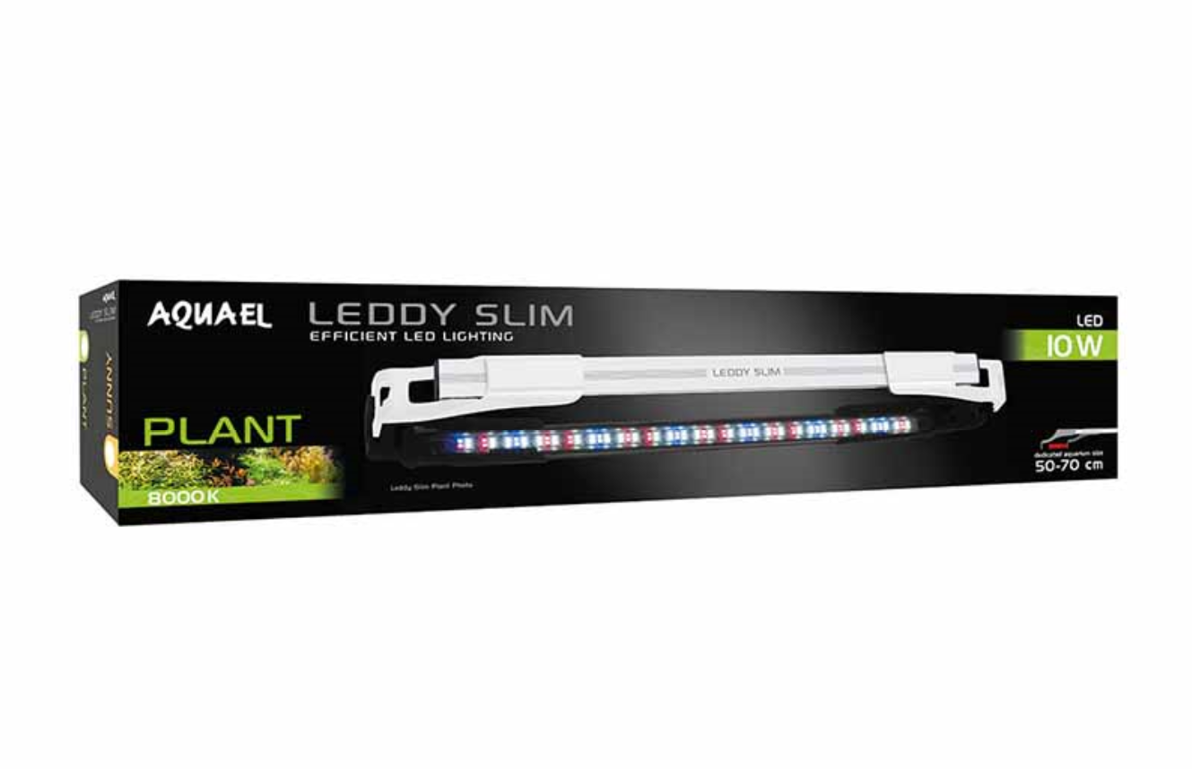 

Светодиодный светильник для аквариума LEDDY SLIM PLANT AQUAEL 10W - 50-70 см / 650 лм Aquael BGL-AE-152