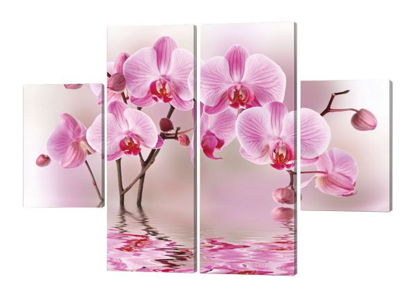 

Модульная картина Interno Холст Розовая орхидея 126x85см (R202М)