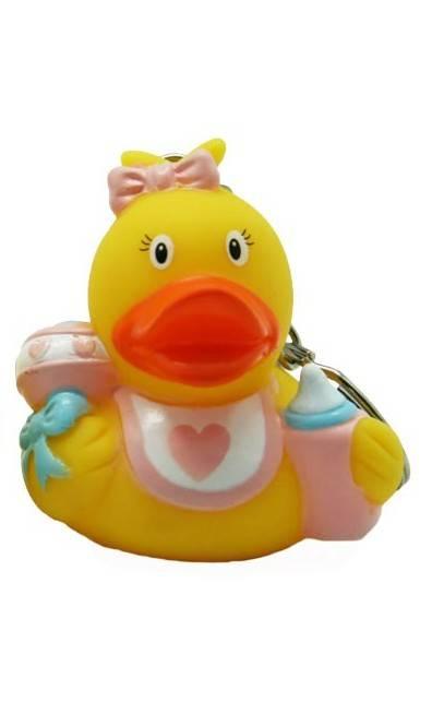 

Стильная тематическая резиновая уточка FunnyDucks "Пупс девочка - брелок" L1748SA