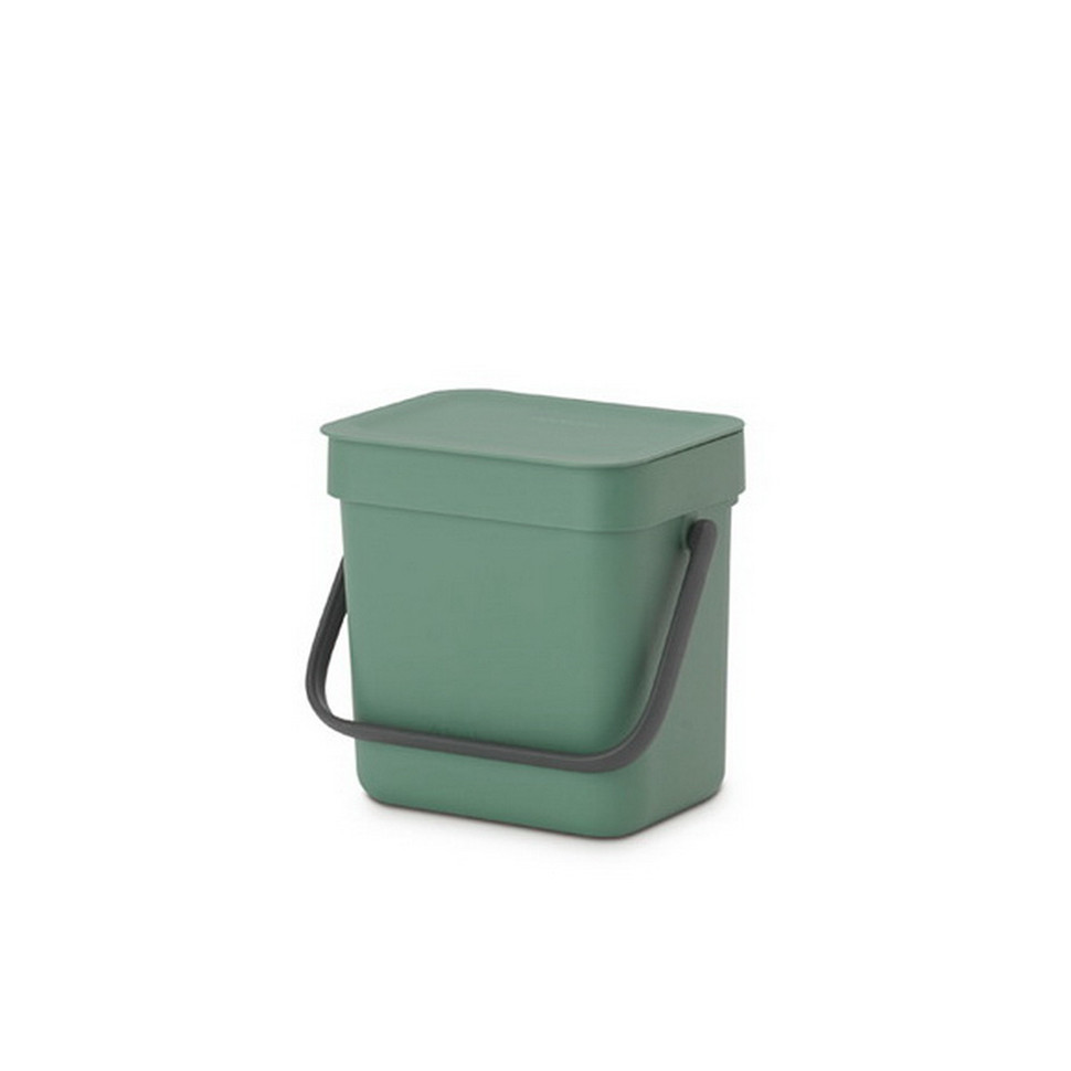 

Мусорное ведро Brabantia Sort&Go 3 л (тёмно-зелёное)