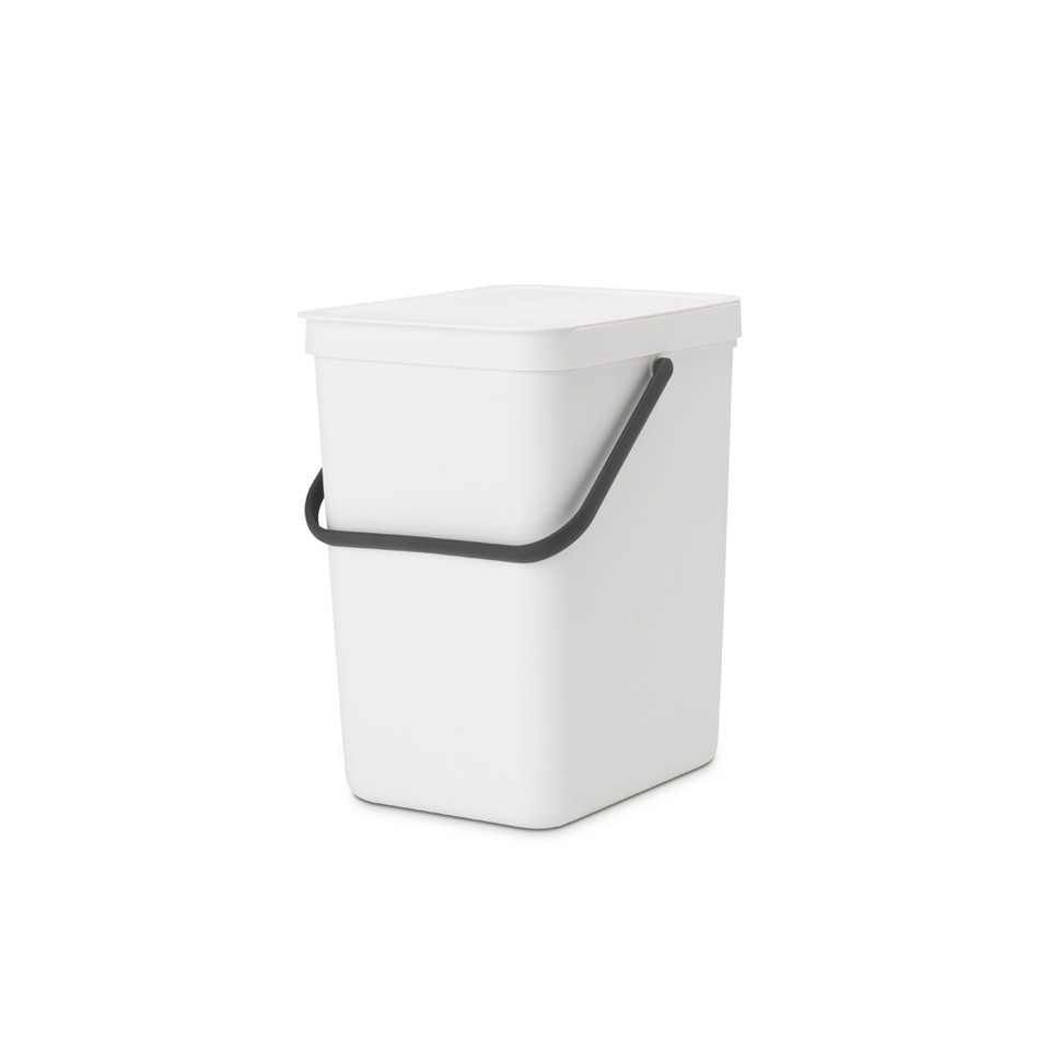 

Ведро для мусора Brabantia Sort&Go 25 л (белое)