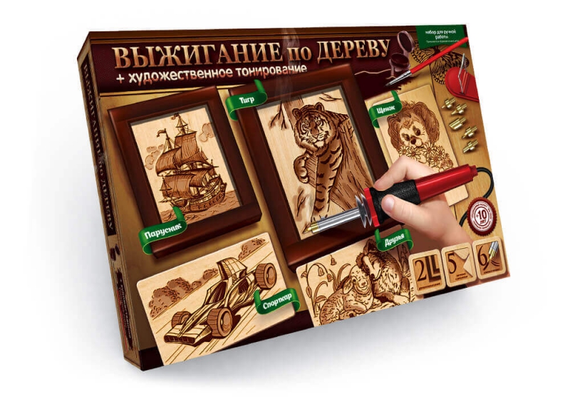 

Набор для творчества Danko Toys Выжигание по дереву (5040/BW-01-01)