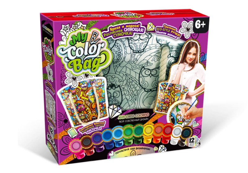 

Набор для творчества Danko Toys My Color Bag сумка-раскраска (6833DT/COB-01-02)