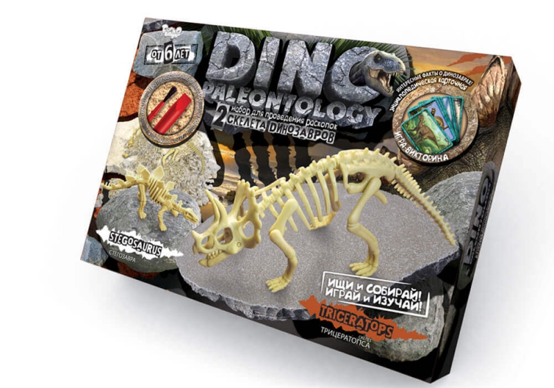 

Набор для раскопок Danko Toys Dino Paleontology (6377/DP-01-02)