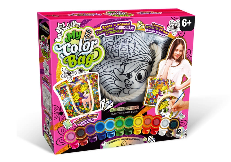 

Набор для творчества Danko Toys My Color Bag сумка-раскраска (6833DT/COB-01-04)
