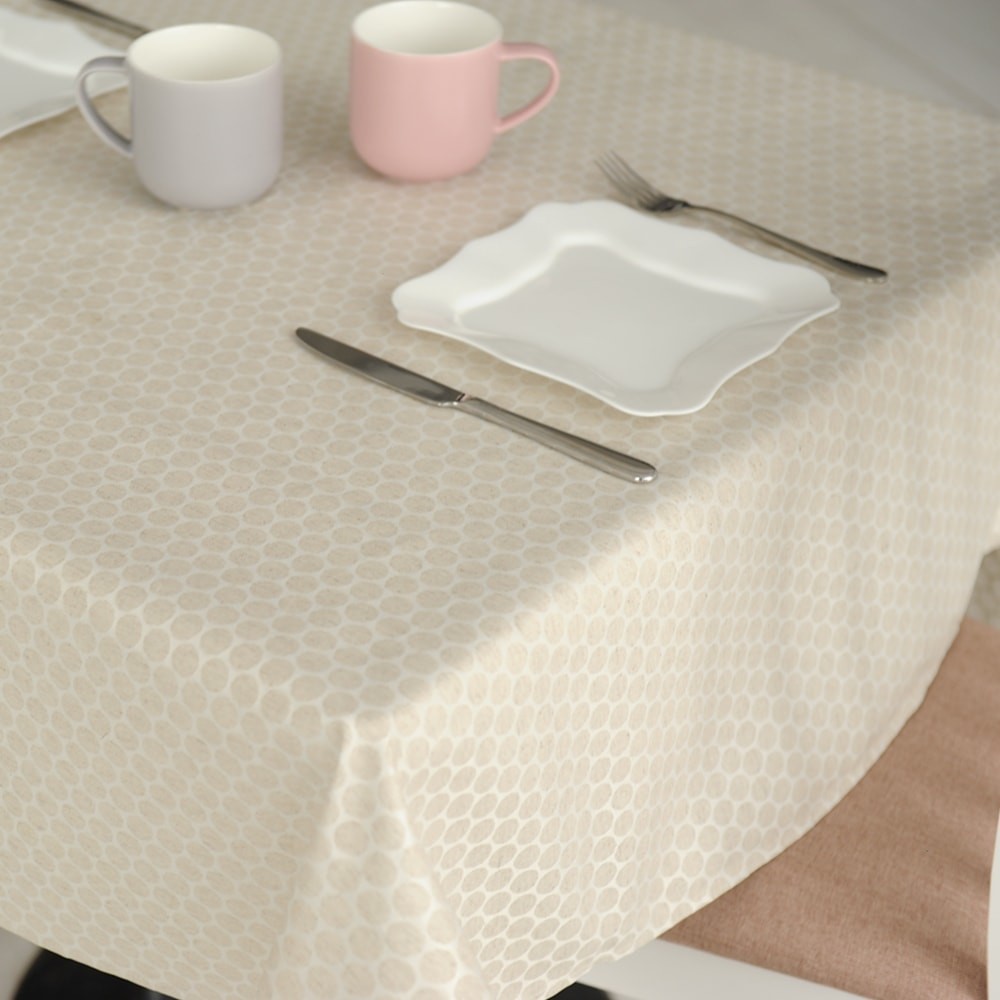 

Скатерть Lodex Akril Beige 155х155 Водоотталкивающая