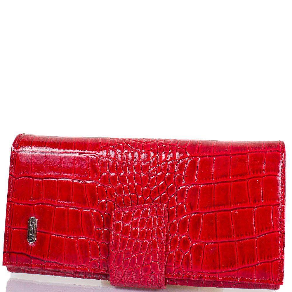 

Женский кожаный кошелек (SHI700-142) Canpellini 19х10,5х3 см Красный 000133831