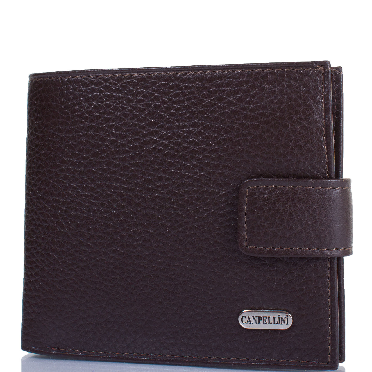 

Мужской кожаный кошелек (SHI222-14) Canpellini 12х10х1,7 см Коричневый 000131499