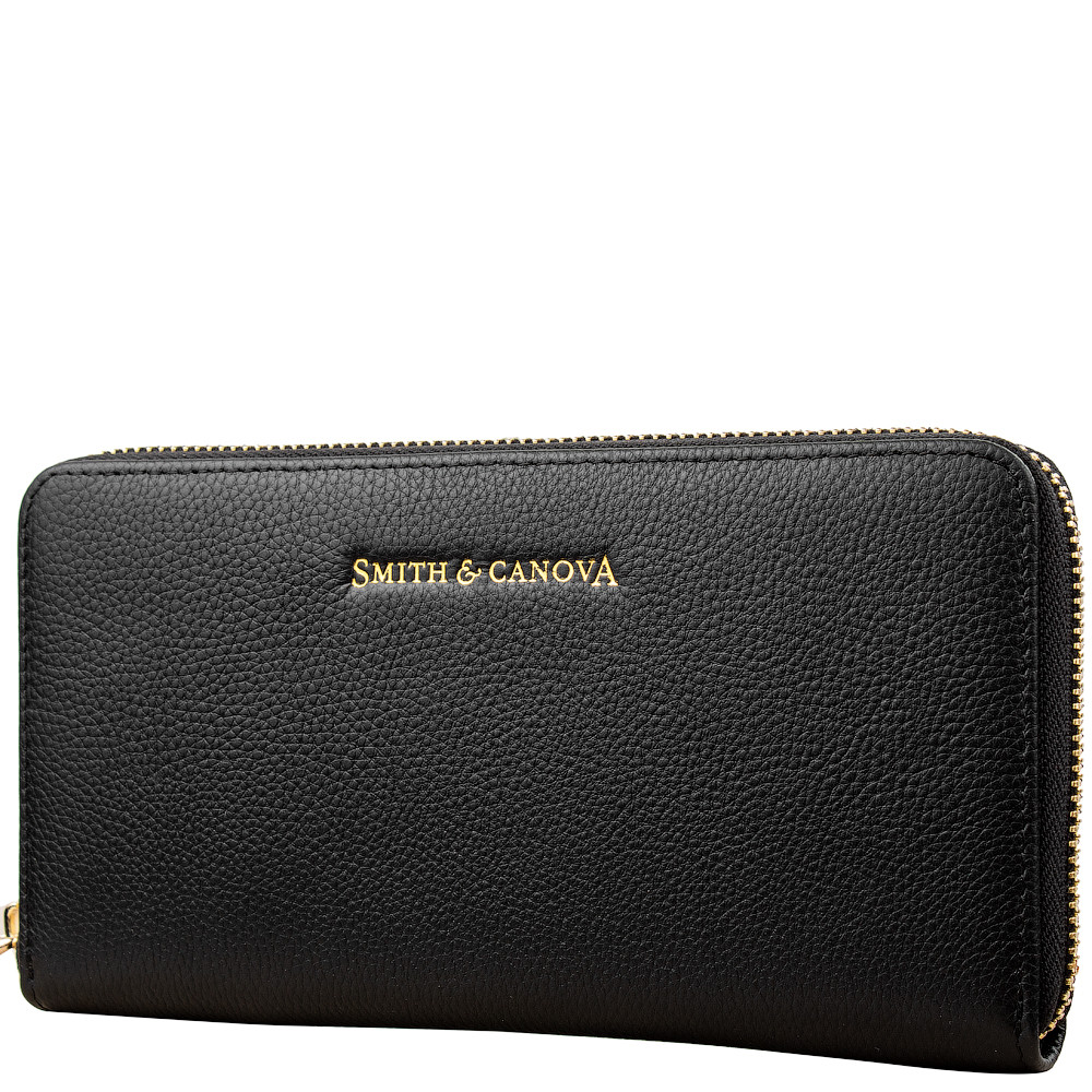 

Женский кожаный кошелек (FUL-26818-black) Smith&Canova 19х10х2 см Черный 000131440