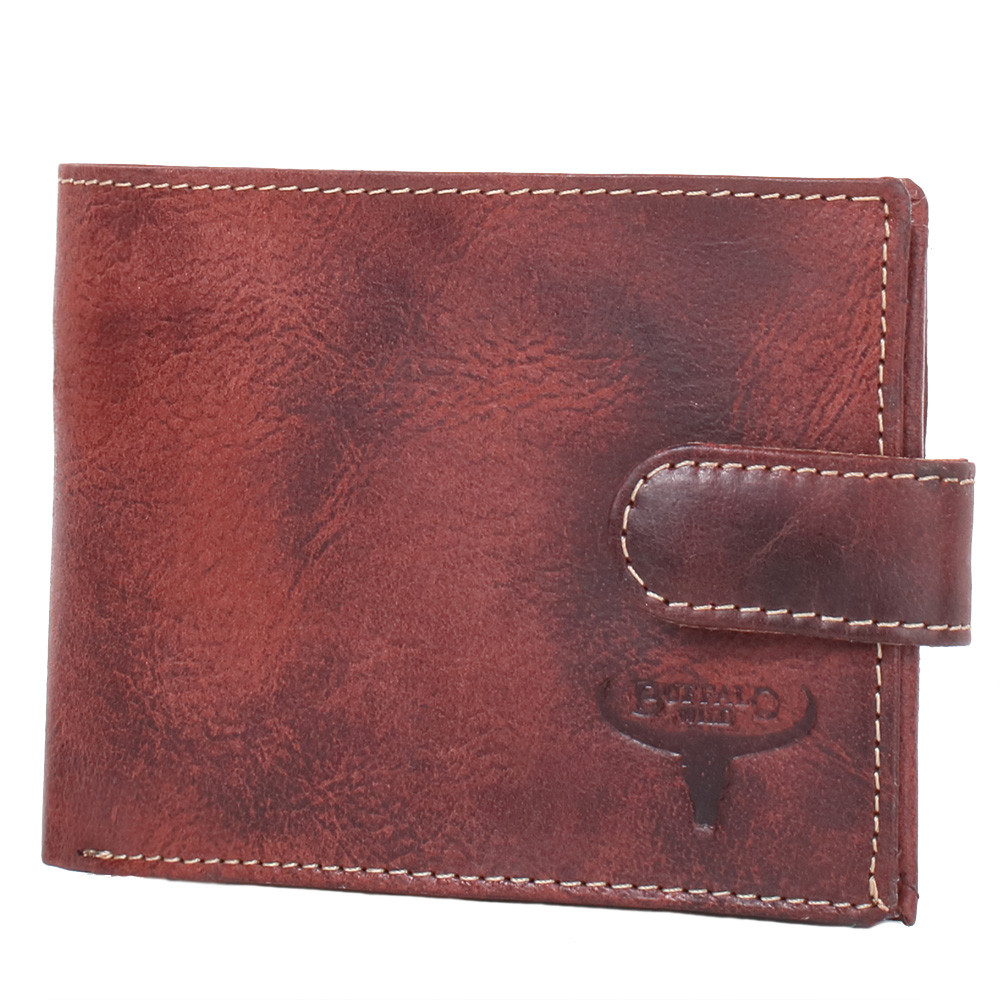 

Мужской кожаный кошелек (DNKN992L-CH-HP-rust) Buffalo Wild 12,5х9х2 см Коричневый 000131586