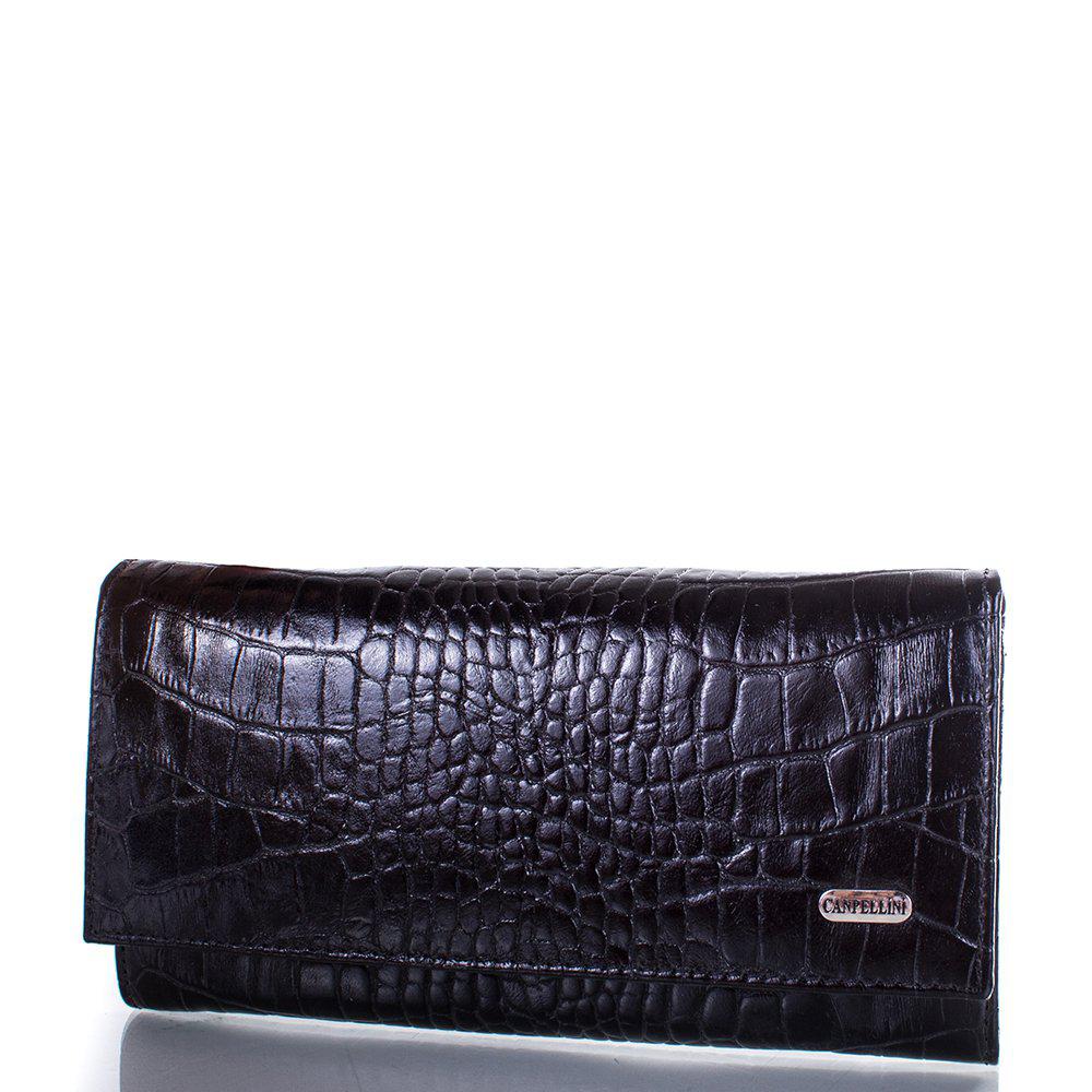 

Женский кожаный кошелек (SHI2034-2KR) Canpellini 18,6х10х3,5 см Черный 000131371