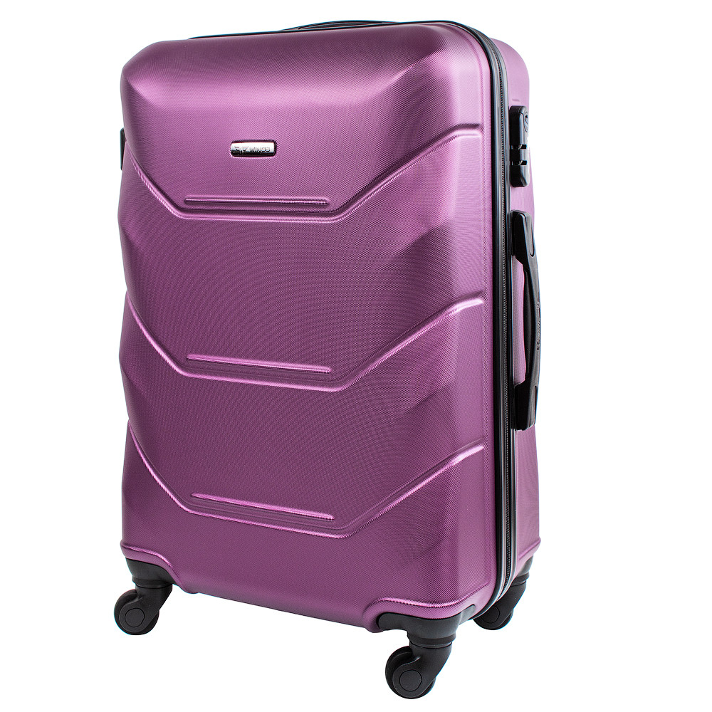 

Чемодан большой на 4-х колесах (JAKW147M-dark-purple) WINGS 56х39х23 см Фиолетовый 000131820
