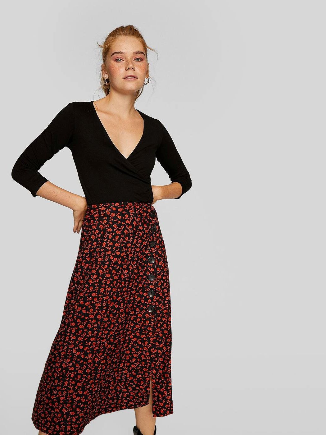 

Блузка Stradivarius 06550815001 L Черная