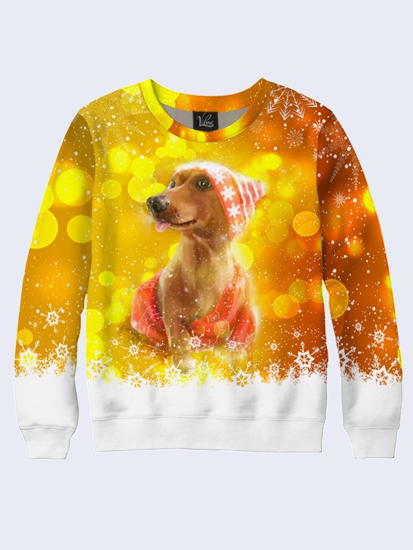 

Женский свитшот Новогодняя собака Vilno XL (50) 000136926