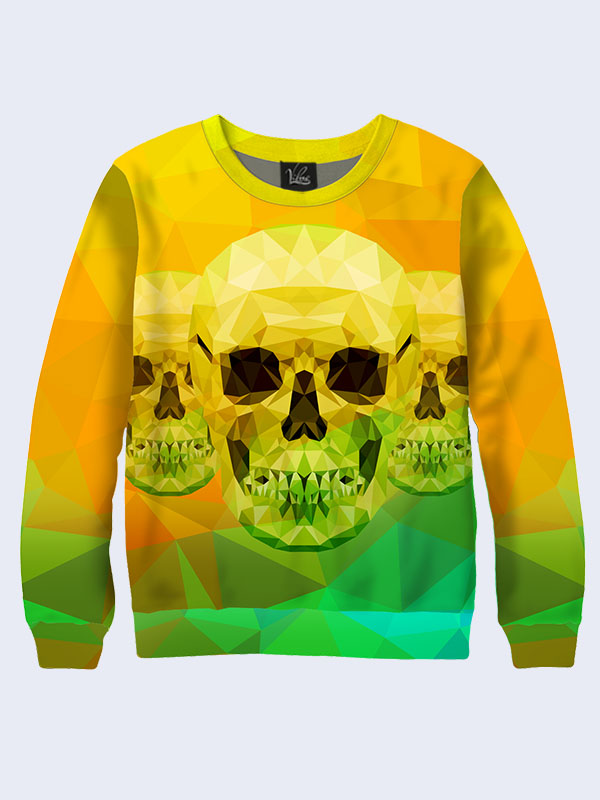 

Женский свитшот Yellow skulls (9923) Vilno XXS (40) 000136557