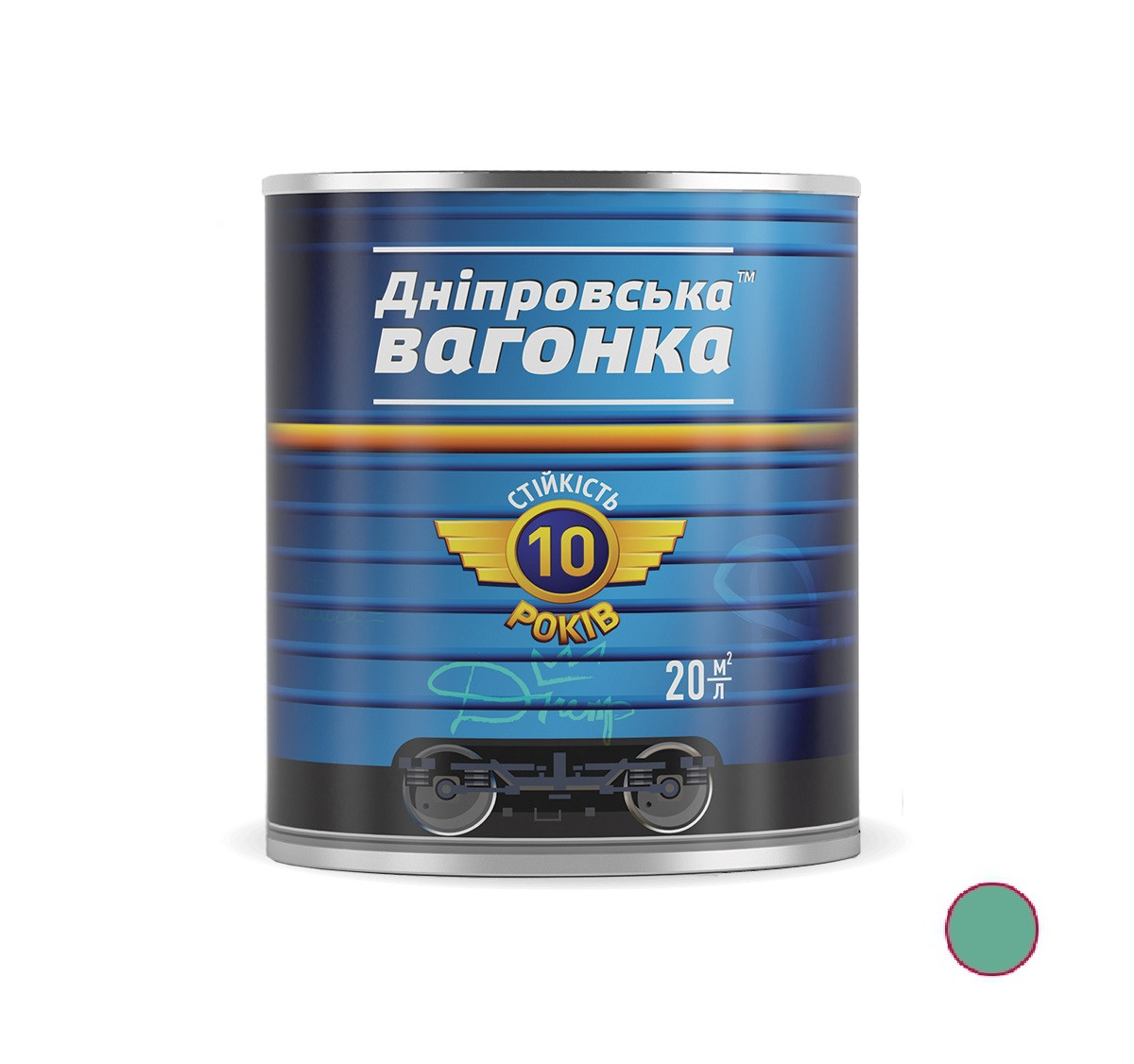 

Краска Днепровская вагонка Вагонка ПФ-133 бирюзовый 2.5л (133-11)
