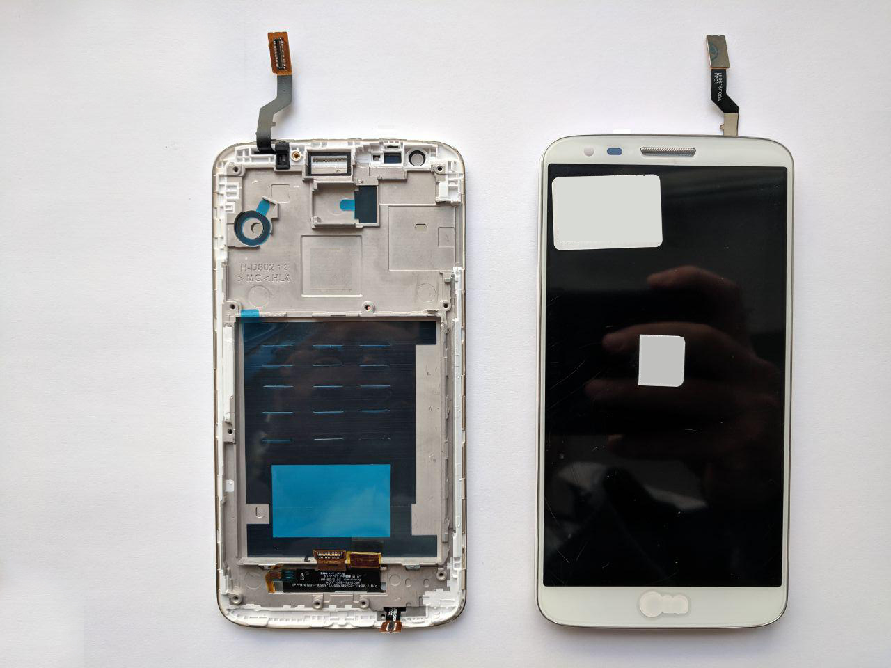 

Дисплей + сенсор (модуль) LG D800 G2/ D801/ D803/ белый + рамка