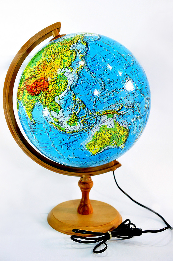 

Глобус 3D с подсветкой физический (рус.) Glowala 32х32 см Разноцветный 000138480