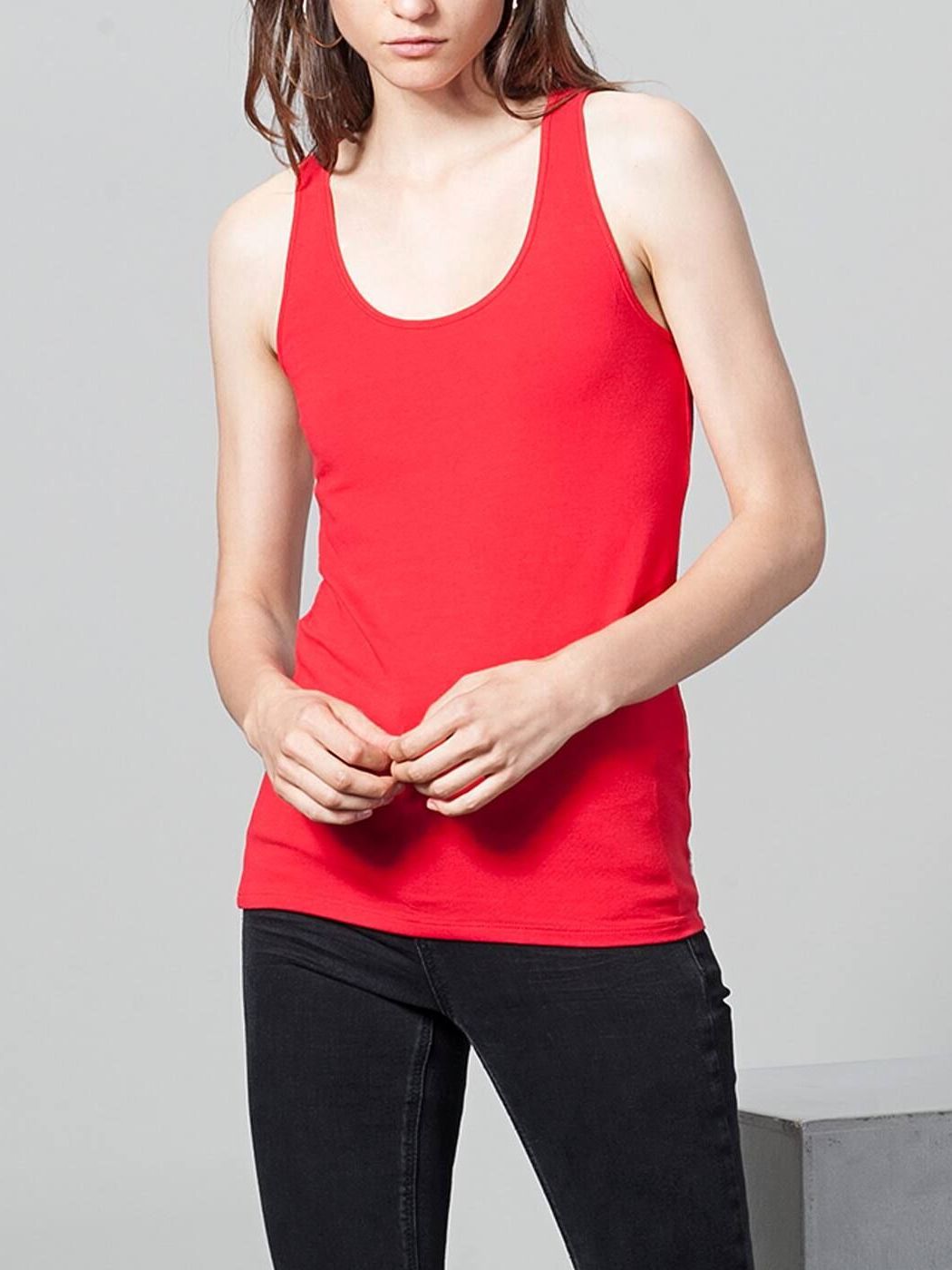 

Майка Stradivarius 06017051100 S Красная