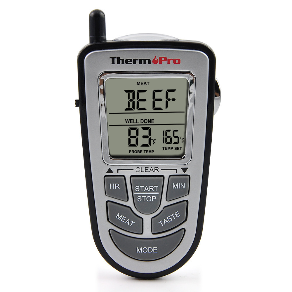 

Беспроводной термометр до 100 м со щупом для приготовления пищи ThermoPro TP-09