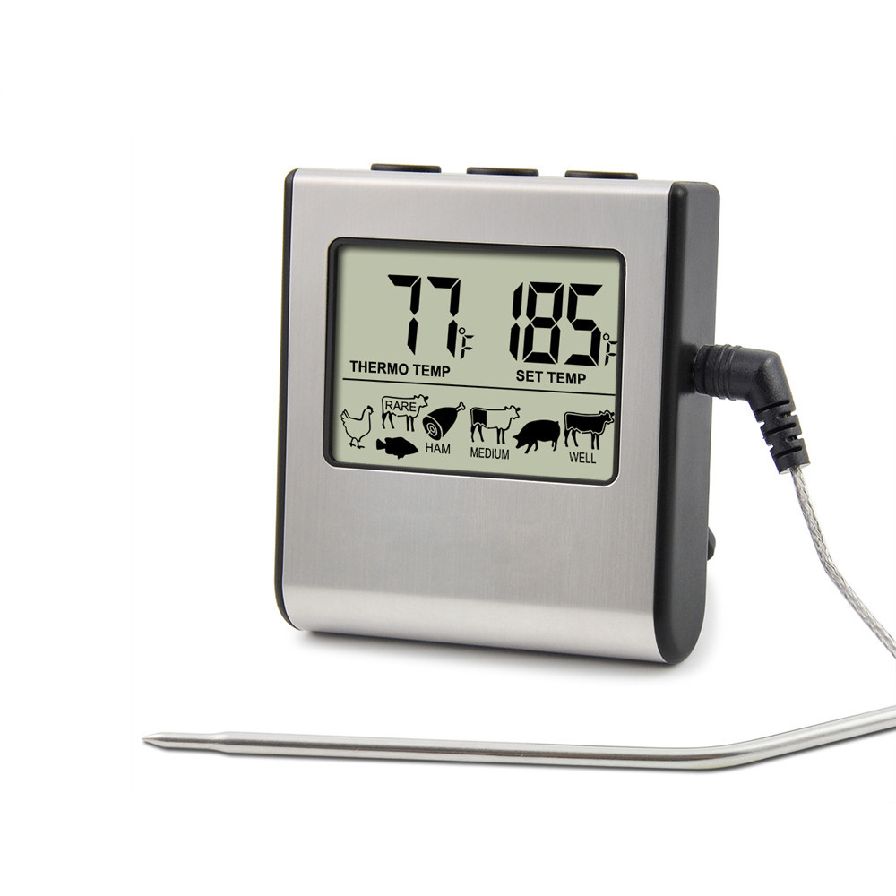 

Термометр для мяса Thermopro TP16 до 300C с таймером и магнитом