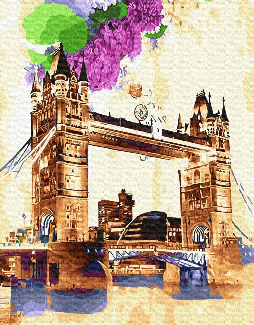 

Картина по номерам BrushMe (Брашми) "Тауэрский мост акварелью" 40х50 см GX29116
