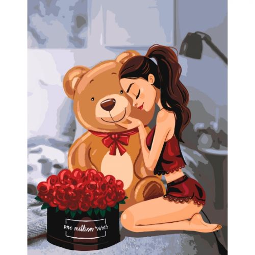 

Картина по номерам "One million roses"