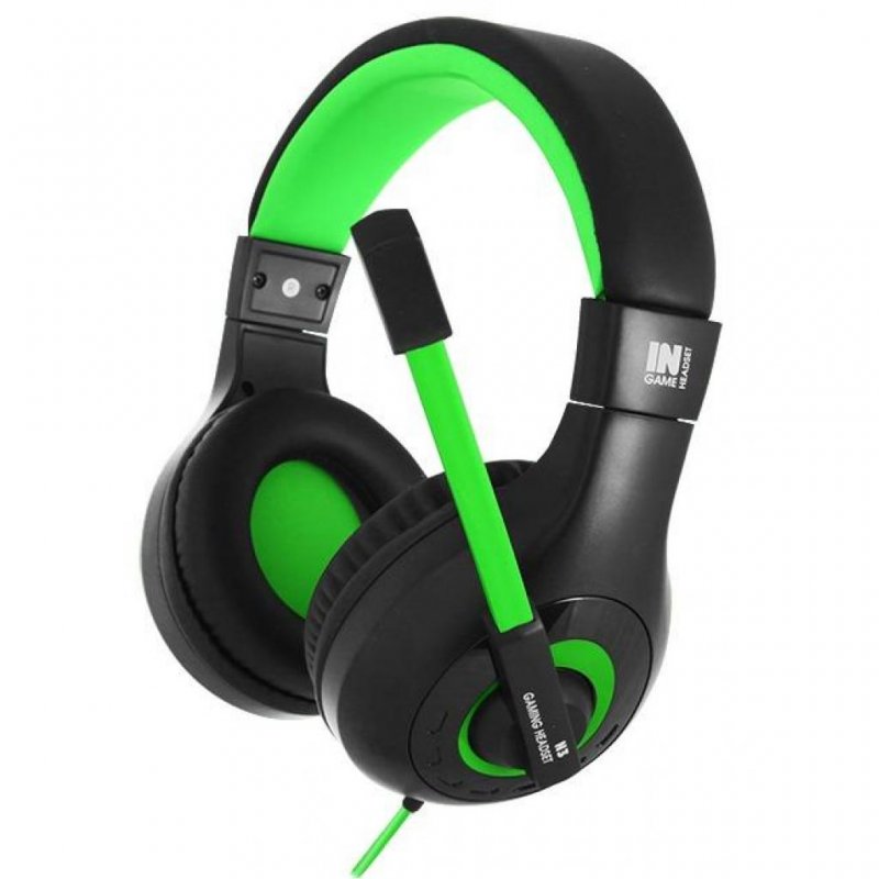 

Наушники GEMIX N3 Black-Green Gaming