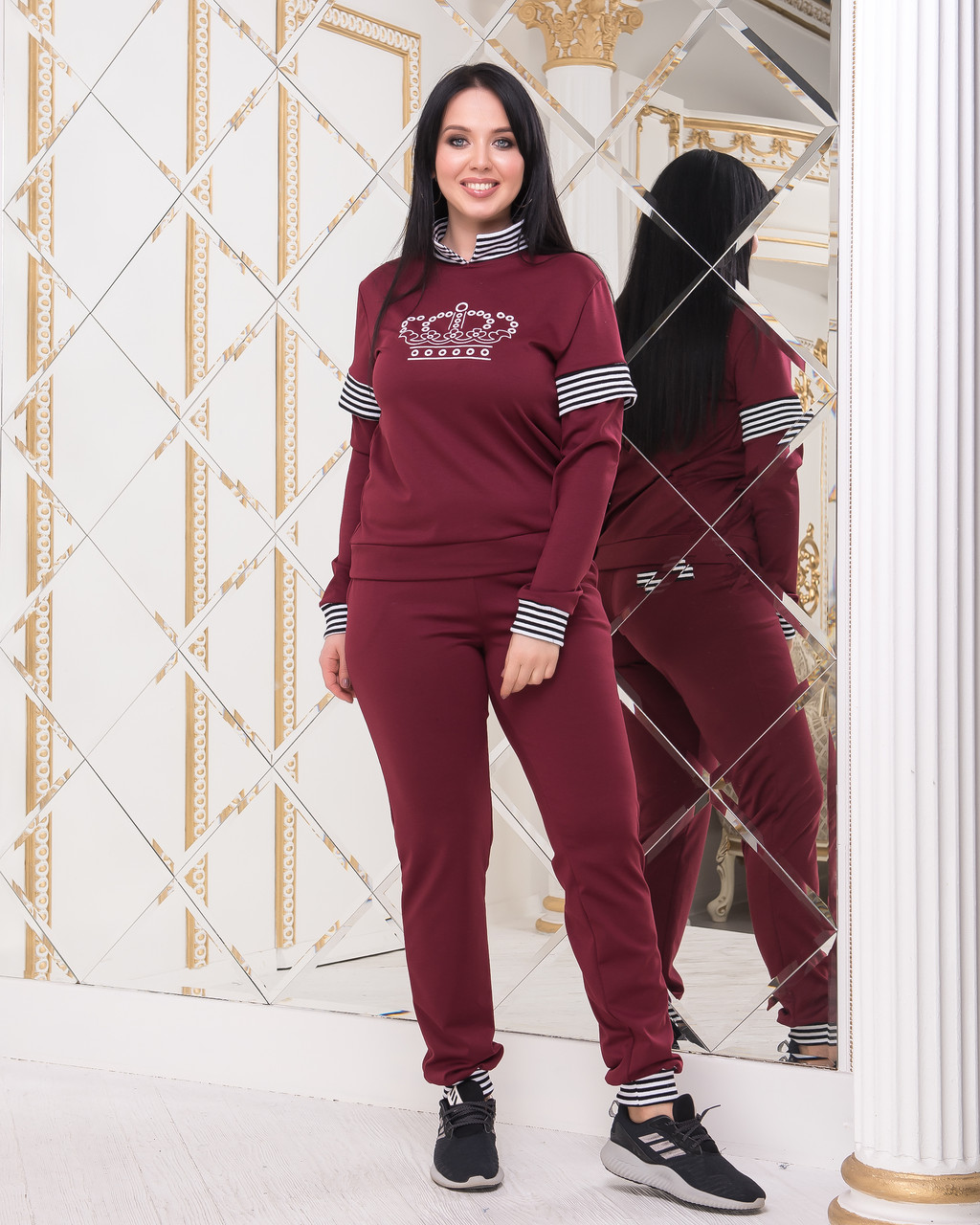 

Костюм Lenato Корона - бордо, Костюм Lenato Корона 54-56 бордо