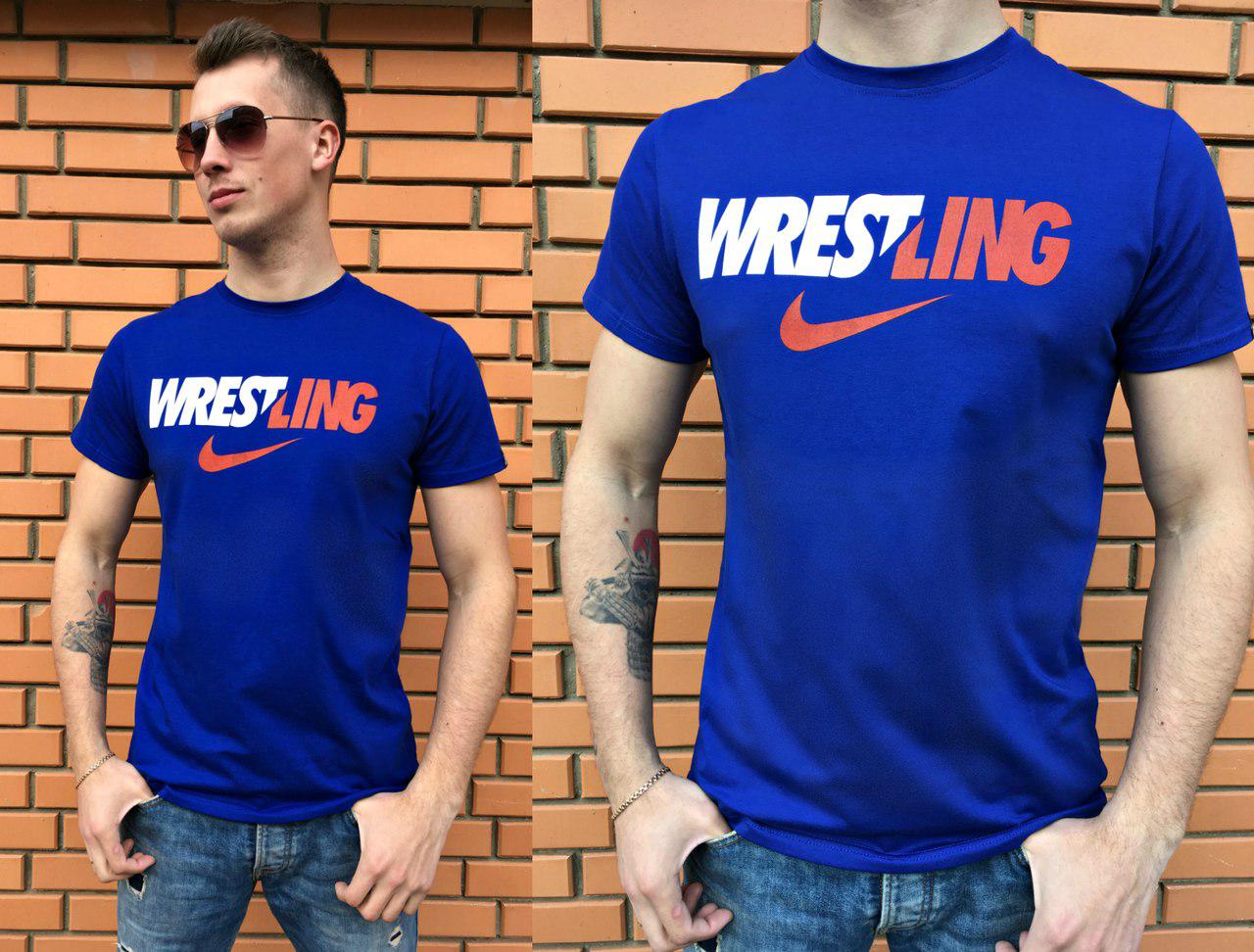 

Мужская футболка Lenato Wrestling  электрик, Мужская футболка Lenato Wrestling M электрик