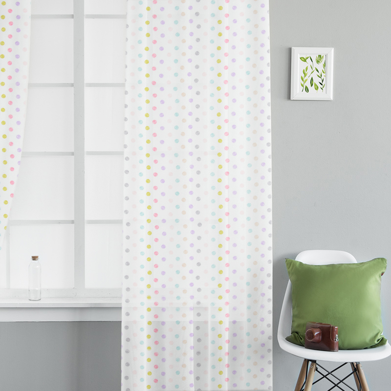 

Тюль для детской комнаты TT164469 Time Textile 400х275 см Разноцветный