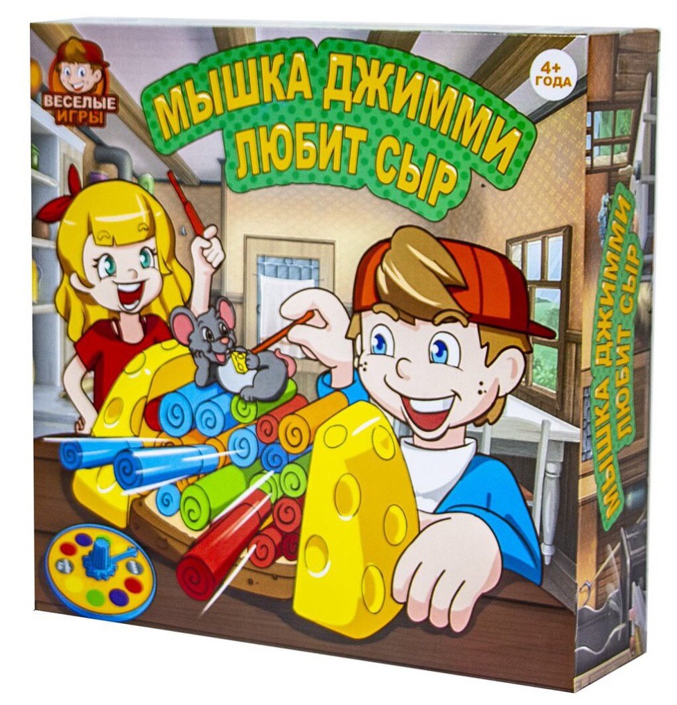 

Настольная игра "Мышка Джимми" Веселые Игры (fit0006087)