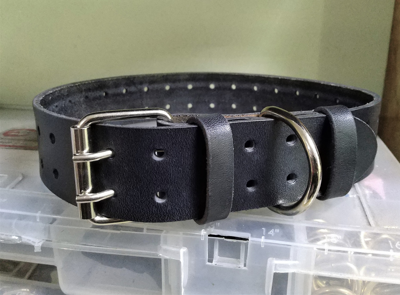 

Крепкий надежный ошейник из натуральной кожи ld086 Lockdog XL (56-70 см) (zoo0000405) Черный