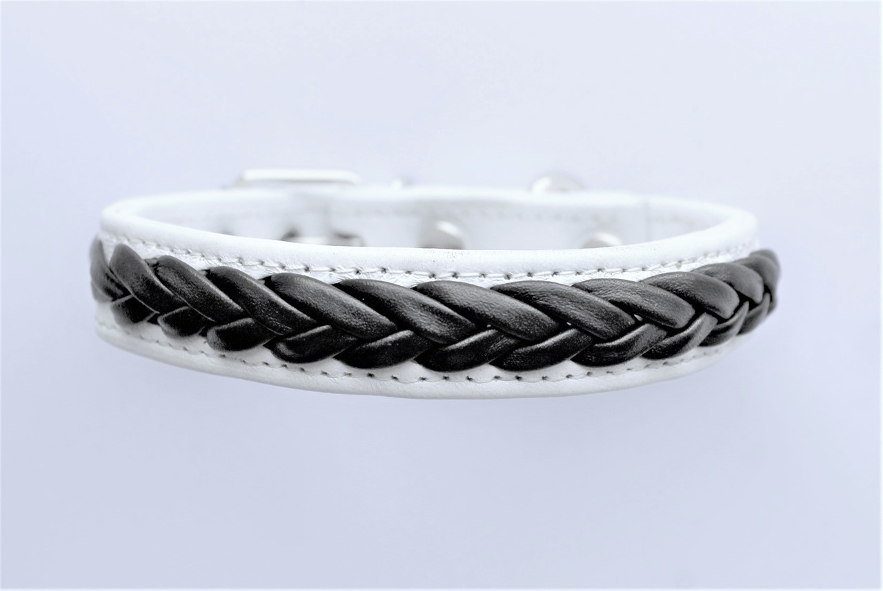

Кожаный ошейник для собак ld080 Lockdog M (30-44 см) (zoo0000442) Белый