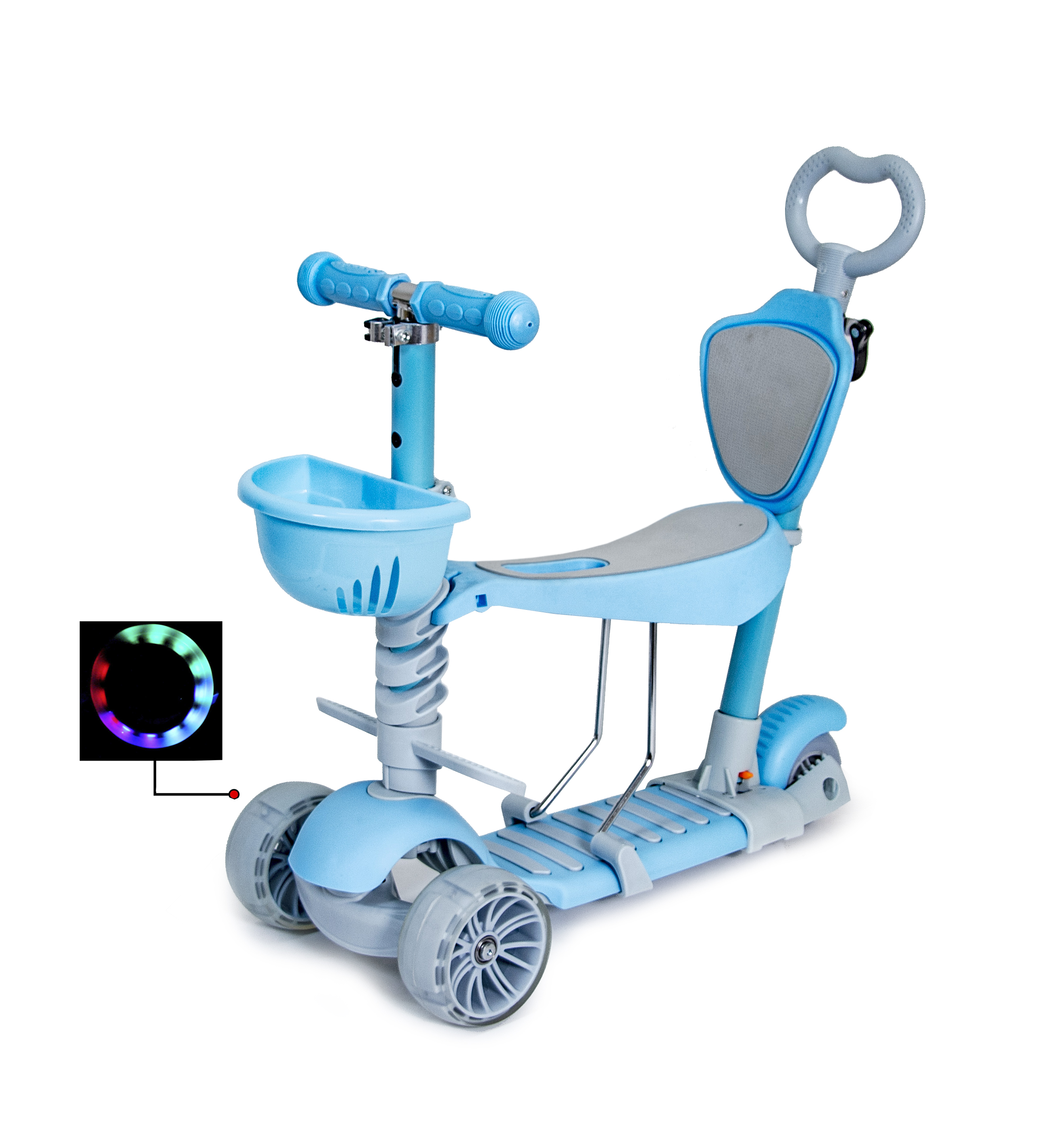 

Самокат Scooter Smart 5в1 Scale Sports (fit0006064) Голубой