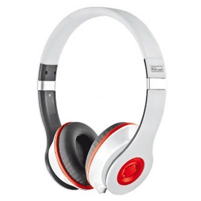 

TRUST Urban Revolt Headset - Bazz Lite (18816) White с микрофоном