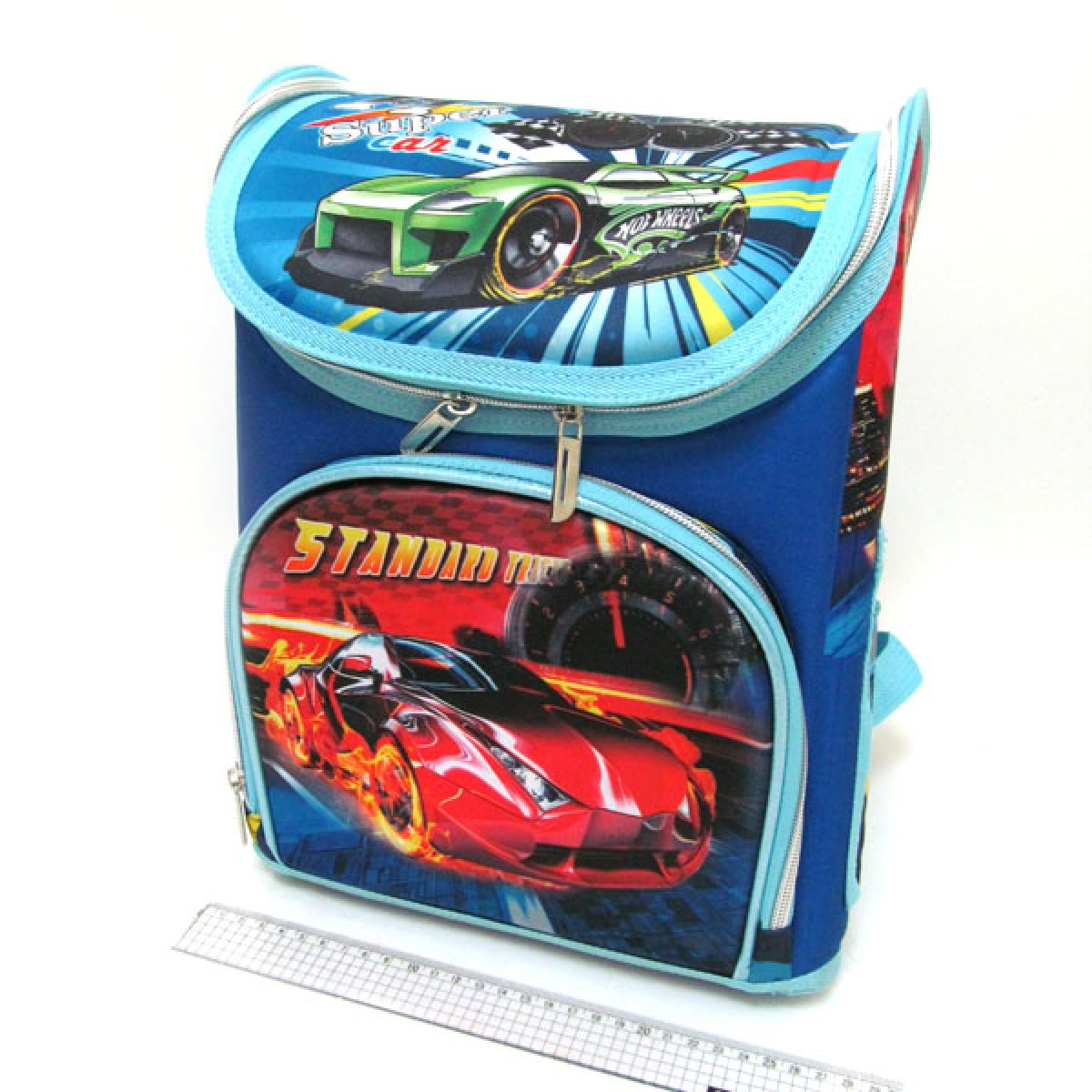 

Школьный ранец «Crazy car» с усиленной спинкой A-Toys (7224B-1)