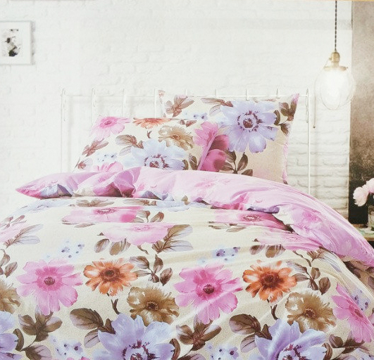 

Постельное белье 2578 Elway 200x220 см Розовый