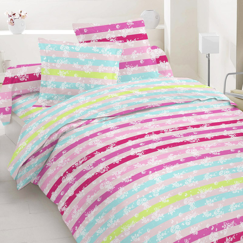 

Постельное белье 10084 Time Textile 150x220 см Розовый, Голубой