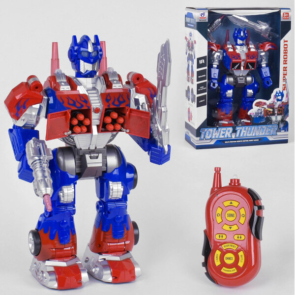 

Робот на радиоуправлении Tower Thunder Super Robot со звуковыми и световыми эффектами 36 см (41848)