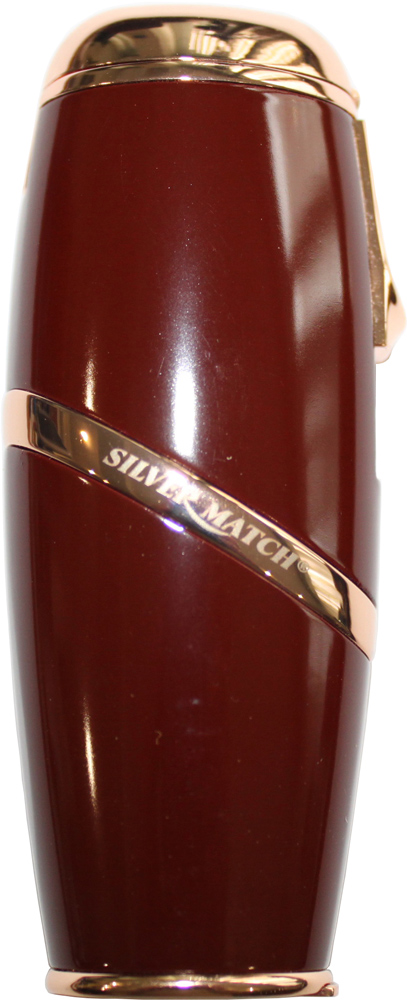 

Зажигалка Silver Match SM BLACKHORSERD 3BF CIGAR LIGHTER с тройным турбо пламенем Золотая с красным (40674264RE)