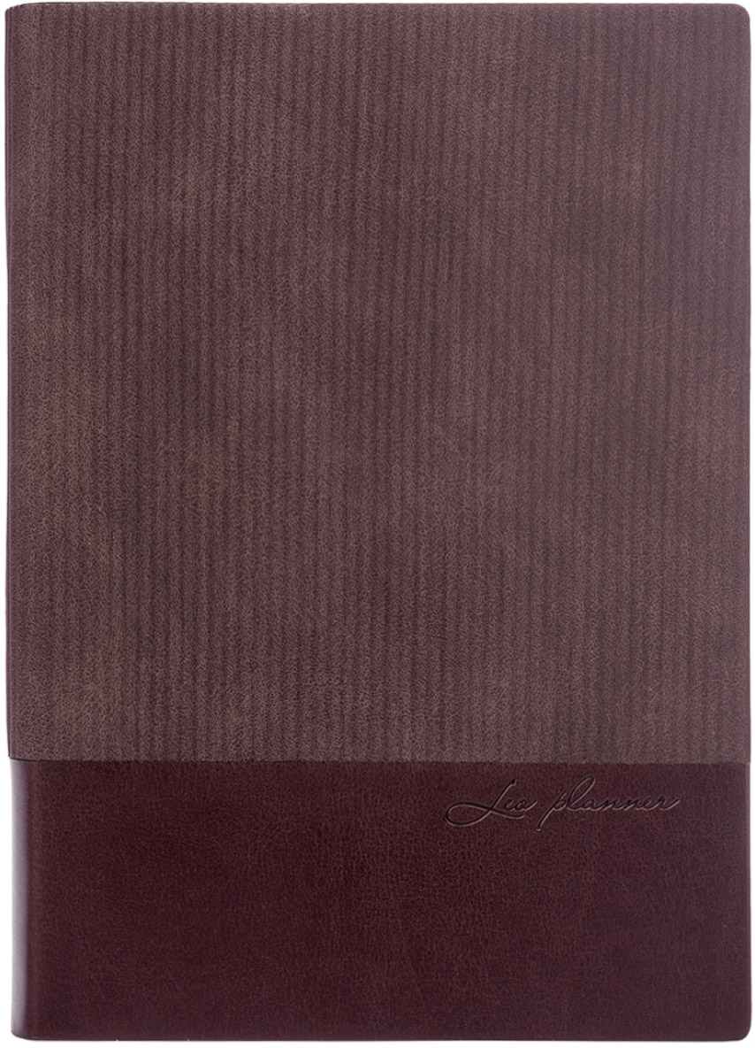 

Ежедневник недатированный Leo Planner Velvet A5 PU 352 страницы Коричневый (252033)