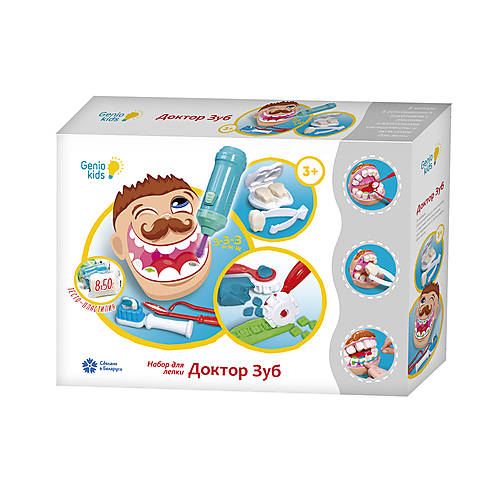 

Набор для детской лепки «Доктор Зуб» Genio Kids (TA1041)