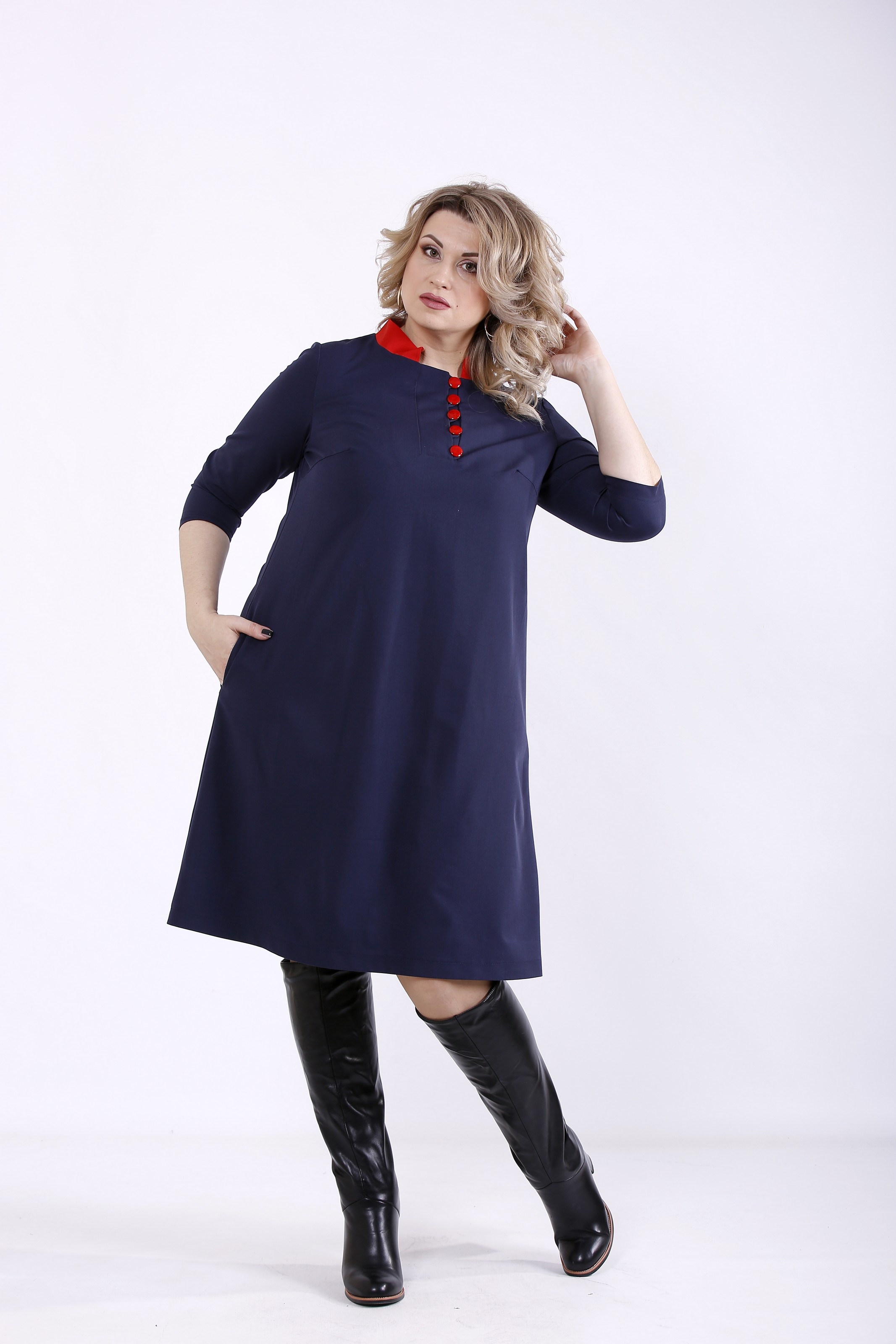 

Платье GARRY-STAR 01349-2  Синий, Платье GARRY-STAR 01349-2 52 Синий