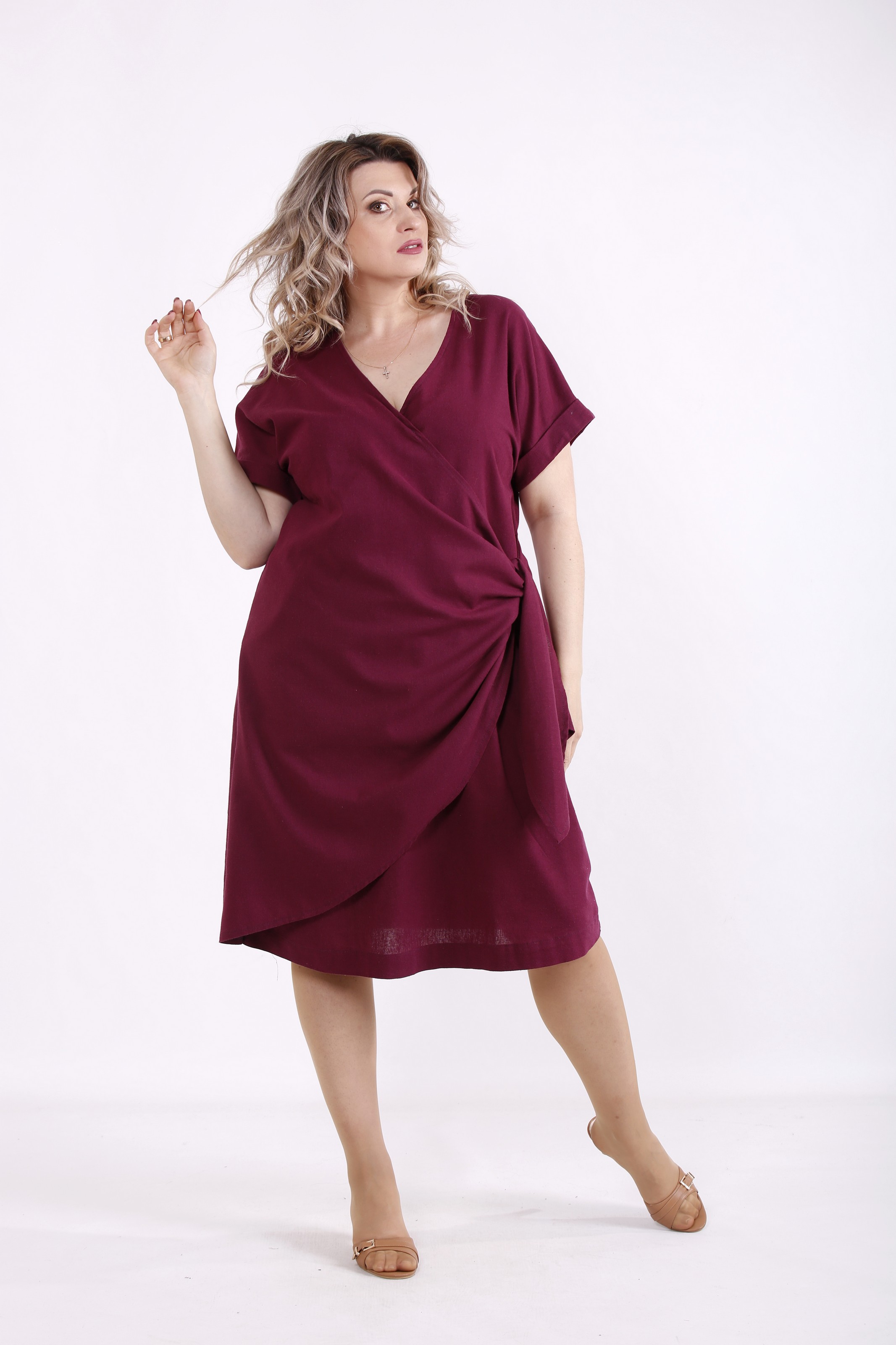 

Платье GARRY-STAR 01488-1  Бордовый, Платье GARRY-STAR 01488-1 58 Бордовый