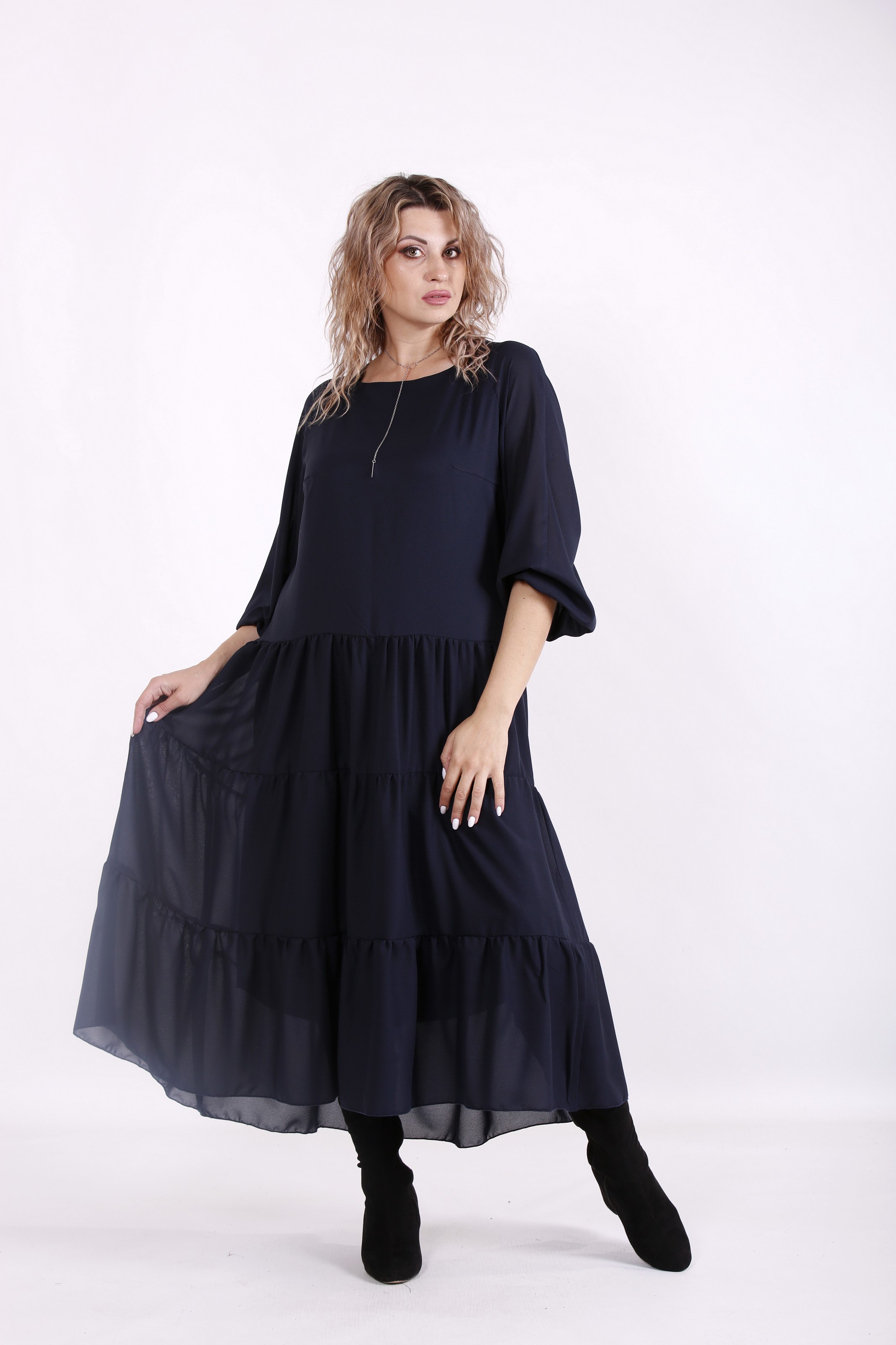 

Платье GARRY-STAR 01597-2  Синий, Платье GARRY-STAR 01597-2 70 Синий