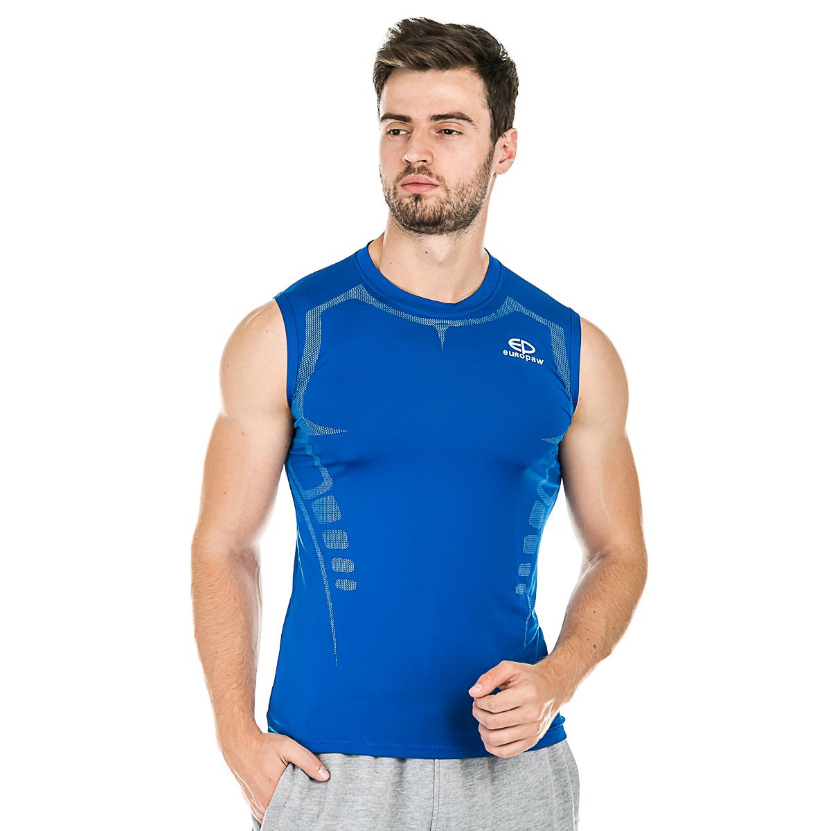 

Безрукавка компрессионная Europaw sl top синяя [S]